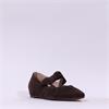Wonders Triana Hidden Wedge Bow Pump - Brown Suede